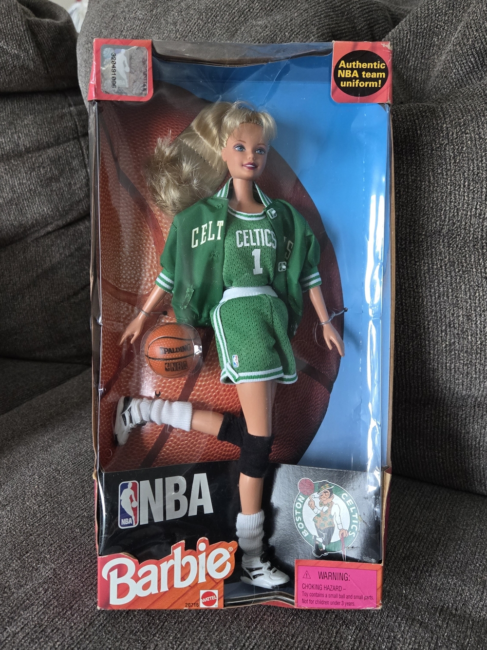 Barbie NBA Boston Celtics Green and White Team Doll